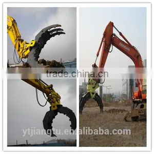 JT02 Excavator Rotary Timber Grapple thumbnail-1
