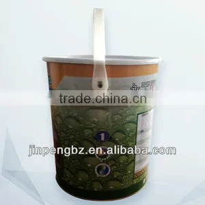 Painting Round Printed Metal Tin Pail thumbnail-1