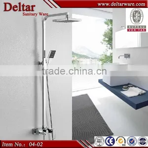 Bath Shower Set Wall Mounted Brass Shower Faucet, Kaiping Waterfall Shower for Washing Adult & Child thumbnail-1