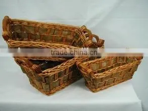 Eco-friendly Willow Basket Sets/willow Fruit Baskets/fruit Basket Drawing thumbnail-1