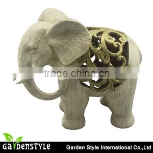 Rohs Led Lights Elephant Figurine Light , New Brand Name Led Light, Resin Material Led Light Product thumbnail-1