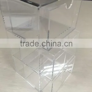 Unique Crystal Clear Plexiglass Souvenir Gift Box /acrylic Wedding Favor Candy Cube thumbnail-2
