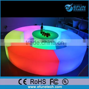 Decorative Rgb Color Changing Bar Counter Furniture, Light up Sex Led Stool thumbnail-3