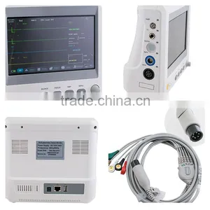 7 Inch-resolution Color Screen Lcd 6 Parameter Patient Monitor for Hospital thumbnail-5