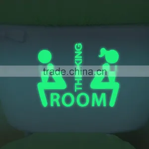 Custom Home Decoration Removable Self-adhesive Toilet Sticker thumbnail-3