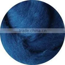 Dyed Combed Chinese Muhao Wool Top16.5-34 Mic,65-110mm thumbnail-1