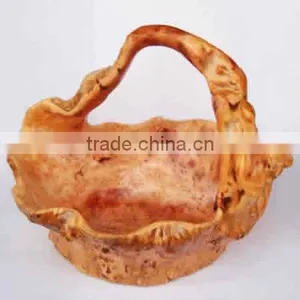 Root Carved Basket thumbnail-1