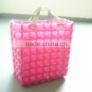 2016 Factory Supply Hot Selling China Supplier Promotional Letter Pvc Inflatable Shoulder Bag for Women Inflatable Bags for Sale thumbnail-1