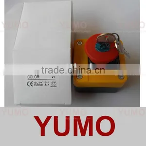LAY5-J188H29 Industrial Mushroom Push Button Control Box Switch With Key N445 IP40/54 thumbnail-1