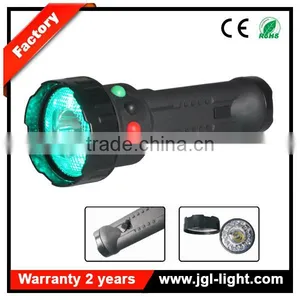 High Power 700lm RGW Hand Heldled Led Rechargeable Tarmy Torch Light Rescue Equipment thumbnail-1