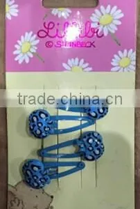 4PC BLUE LADYBARD HAIR PIN thumbnail-1