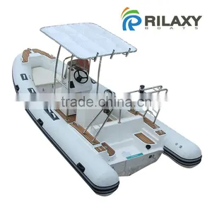 RILAXY 5.8m Rigid Hull Inflatable Boat With Outboard Motor for Sale thumbnail-6
