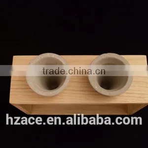 Concrete Mini Planters in Wooden Frame thumbnail-4