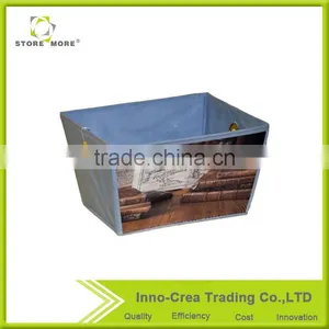 OEM Front PP Printing Non Woven Storage Bins thumbnail-1