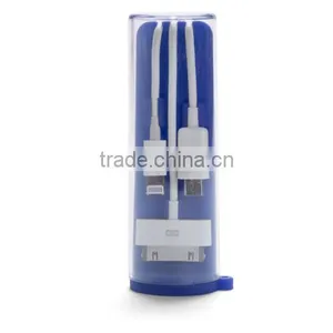 3in1 Kit High Quality Universal Dual 2 Ports Charger Adaptor Micro USB Charging Cable thumbnail-3