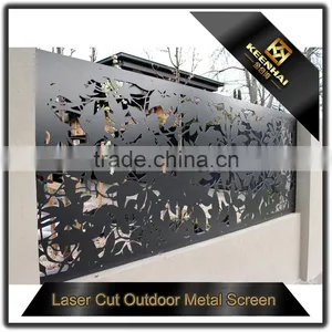 Architectural Aluminum Decorative Indoor Curved Metal Garden Fencing thumbnail-1