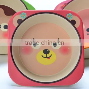 Natural Safe Bamboo Fiber Kids Bowl thumbnail-1