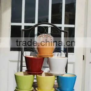 Vietnam Ceramic Glazed Indoor Plant Pot thumbnail-1