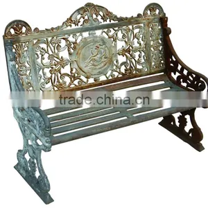 Trade Assurance Heavy Furniture Outdoor Cast Iron Park Bench Cast Iron Garden Bench thumbnail-1