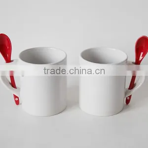 Ceramic Mug With Spoon thumbnail-3