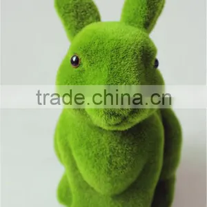 Home and Garden Easy Shopping Decorative 20cm Height Artificial Green Grass Moss Bunny Easter Rabbit E10 26T01 thumbnail-4