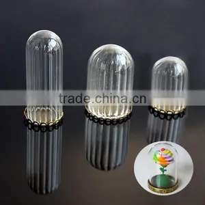Mini Glass Decoration Bottle Charms for Necklace Pendants Wish Pendant Tube Bottle Vial thumbnail-4