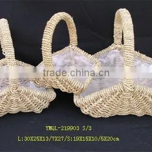 Delicate Seagrass Basket thumbnail-1