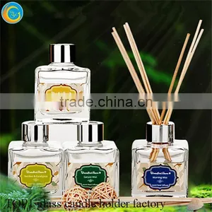 150ml Rattan Stickers Aroma Reed Diffuser Bottle With Wood Stopper thumbnail-3