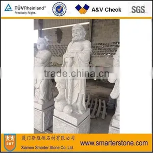 Chinese Buddha Story Statue <the Eight Immortals (in the Legend)> Granite Statue Sculpture -- Iron Crutch Li thumbnail-1