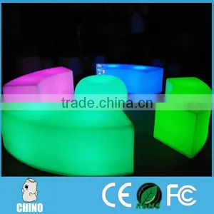 CB1243 Modern Appearance and Led Plastic Material Glowing Bench thumbnail-2
