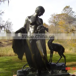 Bronze Foundry Metal Craft Antique Bronze Statues Woman thumbnail-1