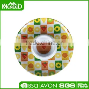 Fruit Design Melamine Chip Dishes, Circular Hotel Plastic Chip Tray thumbnail-1