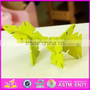 2016 New Design Baby Wooden Splicing Toy, Top Fashion Kids Wooden Splicing Toy, Imaginative Children Wooden Splicing Toy W03B054 thumbnail-1