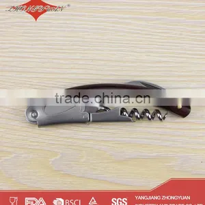 Wooden Bottle Opener Cute Wine Corkscrew With 3 in 1 thumbnail-2