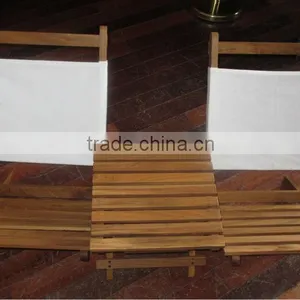 Fishing Chair & Wooden Beach Chair & Folding Beach Chair With Table Set thumbnail-1