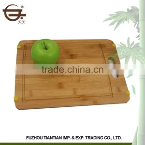 New Kitchen Cooking Natural Vegetable Square Bamboo 3 Pieces Chopping Board With Scale thumbnail-2