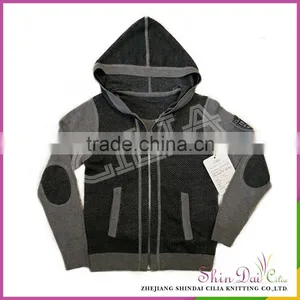 Customized Cheap and Comfortable Winter Sweater Hoodie With Zipper thumbnail-1