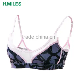 Custom Printed Underwear Women Running Gym Sport Sexy Yoga Bra thumbnail-1