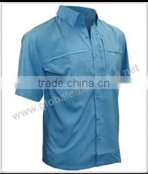 100% Cotton up Short Sleeve Mens Shirts WM-007 thumbnail-1