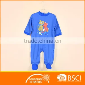 100% Cotton Lovely Wear Printing Baby Romper thumbnail-1