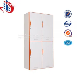 China Factory Dirct Office Clothes Wardrobe 4 Doors Steel Lockers thumbnail-1