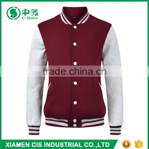High Quality Custom Logo American Fashion Unisex College Varsity Jacket for Wholesale thumbnail-5