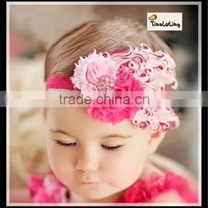 Purple 1.5X 36 cm Flower Hairband Hair Accessory Headband thumbnail-3