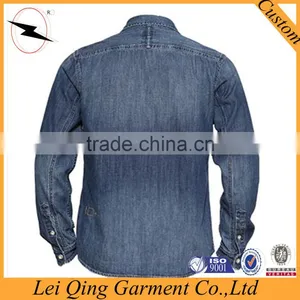 New Fashion Design Brand Denim Shirts thumbnail-5