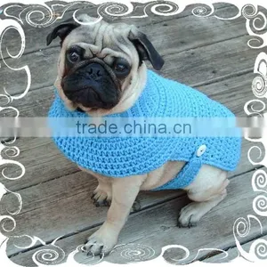 Unique Skull Style Hand Crochet Dog Sweater thumbnail-6