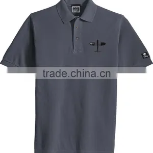 China Factory New Design 200 Gsm Men 100% Polo T Shirt With Embroidery Logo thumbnail-4
