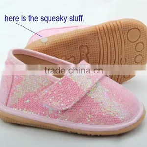 Girls Leather Shoe New Squeaky Children Shoes thumbnail-1