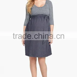 Wrap Dress for Pregnancy EJ4053 thumbnail-1