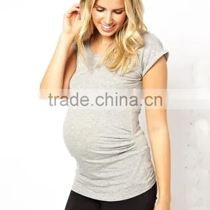 Rolled Sleeves New Look Maternity Tee for All Stages of Pregnancy thumbnail-2