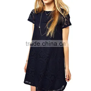 Latest Plus Size Women Clothing Black Elegant Long Sleeve One-piece Dress thumbnail-1